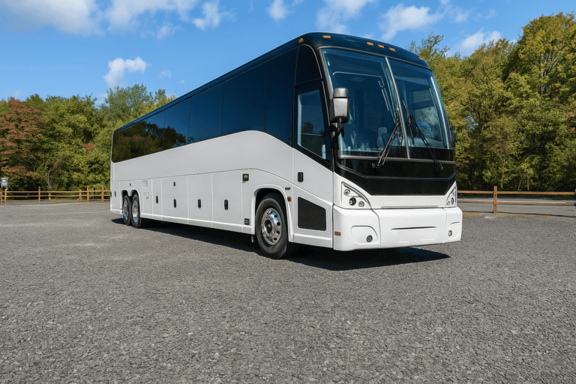 Charter Bus Rental Gilroy 56 Passenger Charter Bus